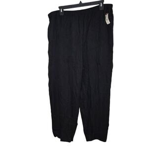 Vintage Black Palazzo Pants Size 20 - Wide Leg - NWT 0293